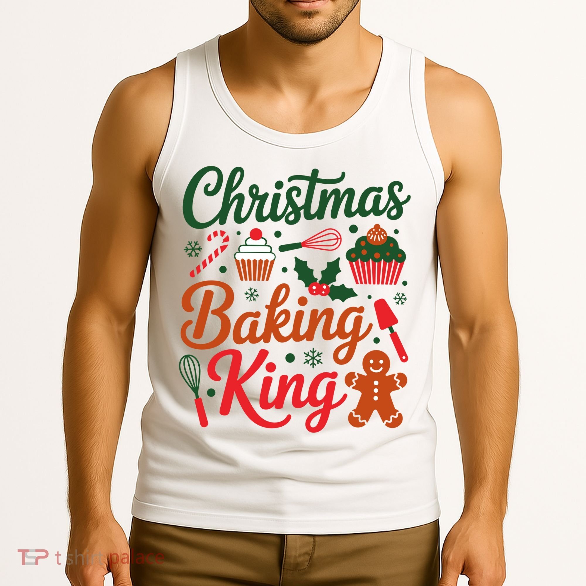 Christmas Baking King Tank Top