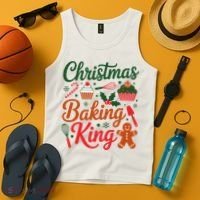Christmas Baking King Tank Top thumb 4