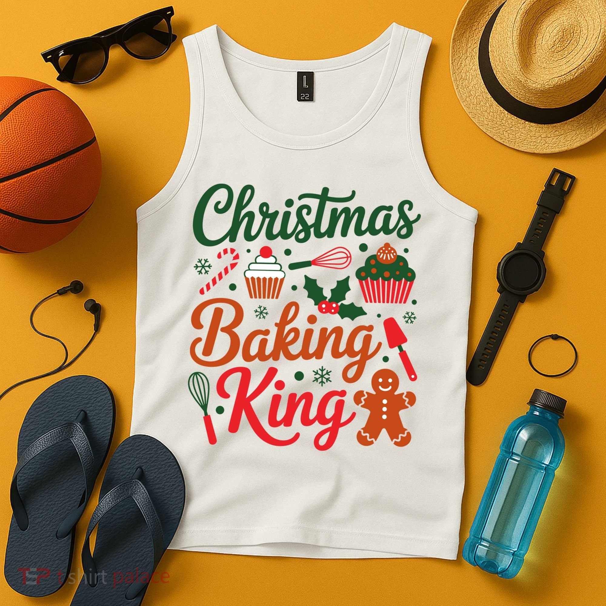 Christmas Baking King Tank Top