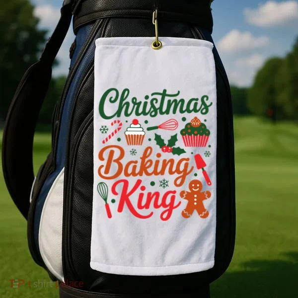 Christmas Baking King Golf Towel