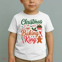 Christmas Baking King Toddler T-Shirt thumb 2