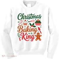 Christmas Baking King Kids Sweatshirt thumb 0