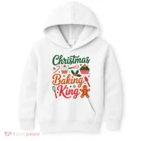 Christmas Baking King Kids Hoodie thumb 0