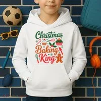 Christmas Baking King Kids Hoodie thumb 2