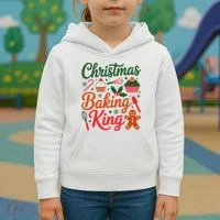 Christmas Baking King Kids Hoodie thumb 3