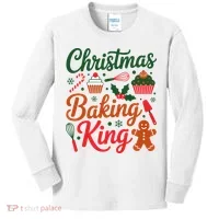 Christmas Baking King Kids Long Sleeve Shirt thumb 0