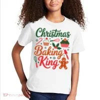 Christmas Baking King Kids T-Shirt thumb 2