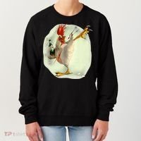 Chicken Beer Karate Kick Cool Chicken Funny Chicken Farmer Women's Sweatshirt thumb 0
