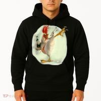 Chicken Beer Karate Kick Cool Chicken Funny Chicken Farmer Hoodie thumb 2