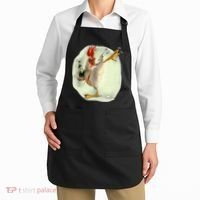 Chicken Beer Karate Kick Cool Chicken Funny Chicken Farmer Apron thumb 2