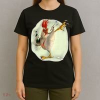 Chicken Beer Karate Kick Cool Chicken Funny Chicken Farmer T-Shirt thumb 4