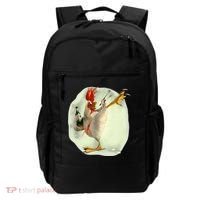 Chicken Beer Karate Kick Cool Chicken Funny Chicken Farmer Backpack thumb 0