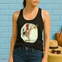 Chicken Beer Karate Kick Cool Chicken Funny Chicken Farmer Women's Tank Top thumb 2