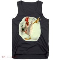 Chicken Beer Karate Kick Cool Chicken Funny Chicken Farmer Tank Top thumb 0