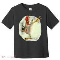 Chicken Beer Karate Kick Cool Chicken Funny Chicken Farmer Toddler T-Shirt thumb 0