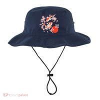 Cherry Blossom Koi Carp Fish Japanese Sakura Graphic Art Bucket Hat thumb 0