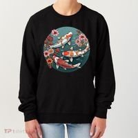 Cherry Blossom Koi Fish Japanese Women's Sweatshirt thumb 0