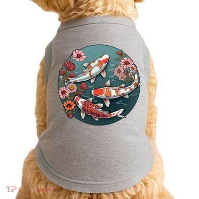 Cherry Blossom Koi Fish Japanese Doggie Tank