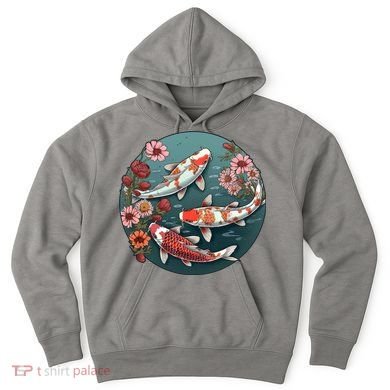 Cherry Blossom Koi Fish Japanese Hoodie