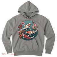 Cherry Blossom Koi Fish Japanese Hoodie thumb 0