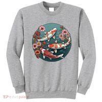 Cherry Blossom Koi Fish Japanese Sweatshirt thumb 0