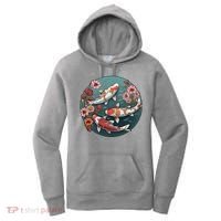 Cherry Blossom Koi Fish Japanese Women's Hoodie thumb 0