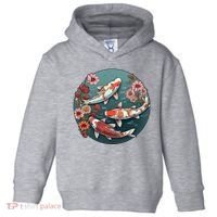 Cherry Blossom Koi Fish Japanese Toddler Hoodie thumb 0
