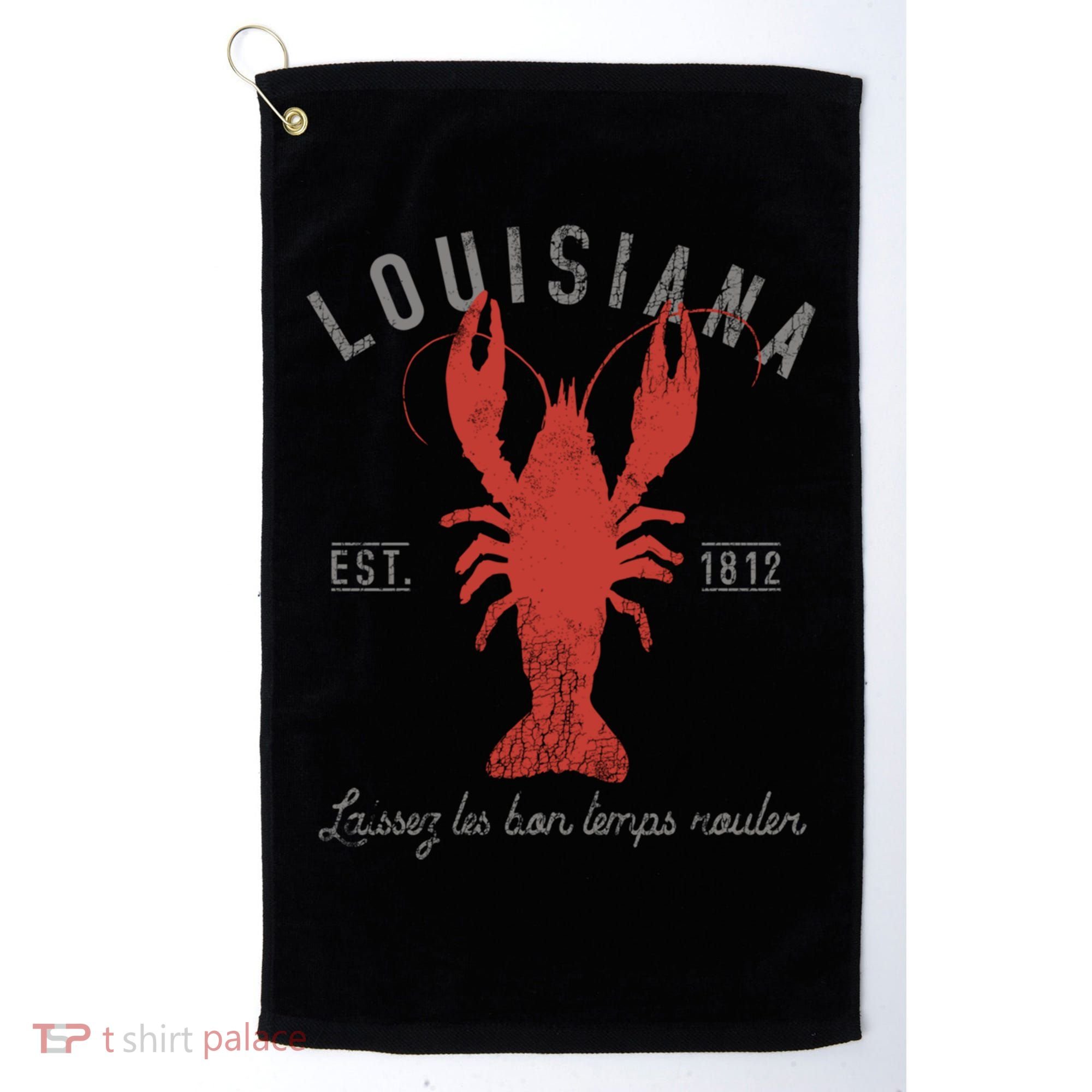 Crawfish Boil Louisiana Laissez Les Bon Temps Rouler Gift Golf Towel