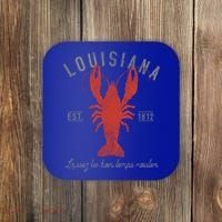 Crawfish Boil Louisiana Laissez Les Bon Temps Rouler Gift Coaster thumb 0