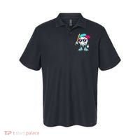 Cool Baseball Life Style Ice Cream Melting Drip Graphic Polo thumb 0