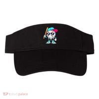 Cool Baseball Life Style Ice Cream Melting Drip Graphic Visor thumb 0