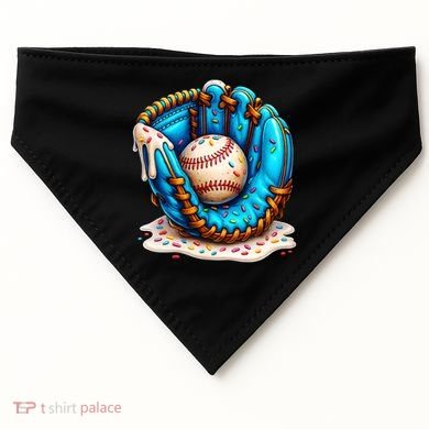 Cool Baseball Lifestyle Drip Ice Cream USA-Made Doggie Bandana