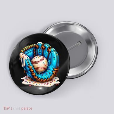Cool Baseball Lifestyle Drip Ice Cream Button