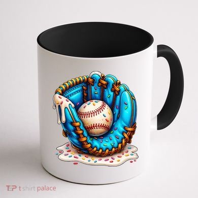 Cool Baseball Lifestyle Drip Ice Cream Coffee Mug back