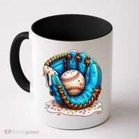 Cool Baseball Lifestyle Drip Ice Cream Coffee Mug thumb 0