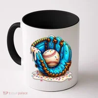Cool Baseball Lifestyle Drip Ice Cream Coffee Mug thumb 0
