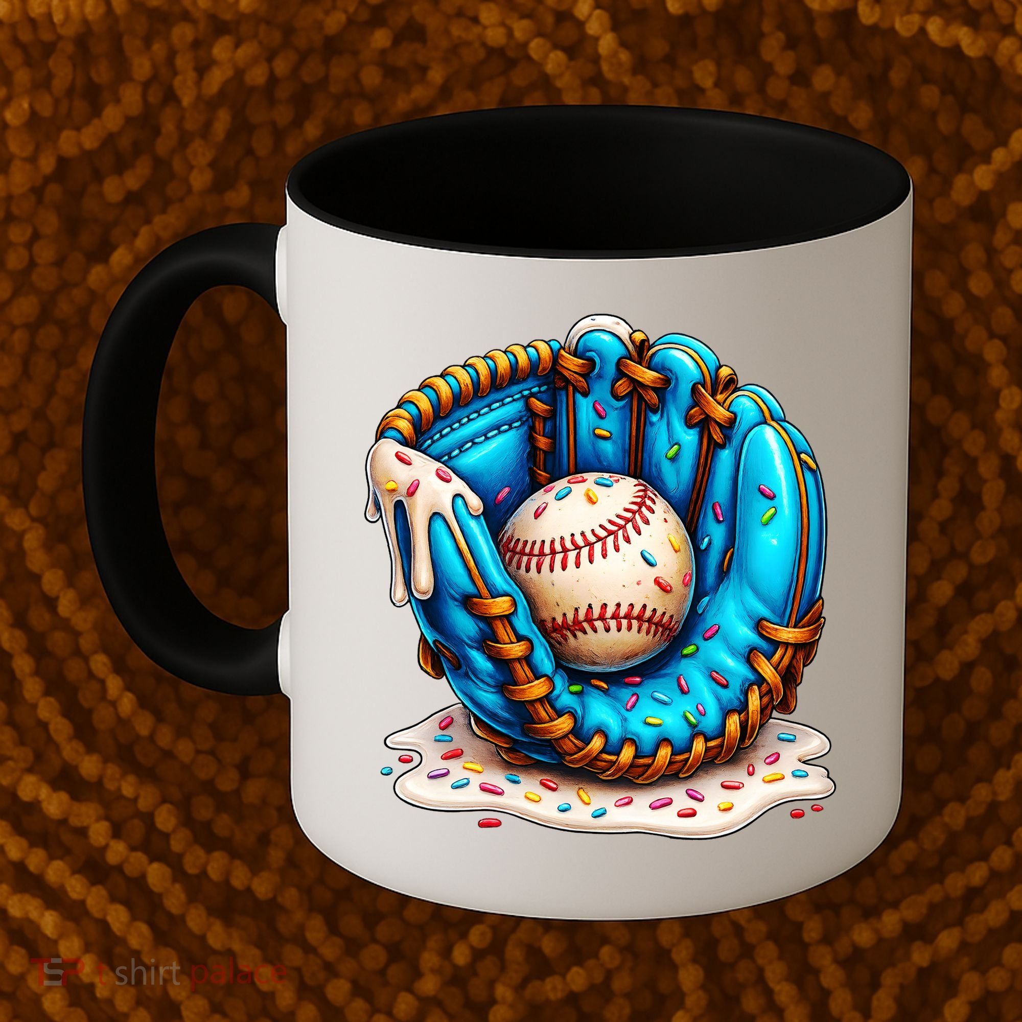 Cool Baseball Lifestyle Drip Ice Cream Coffee Mug
