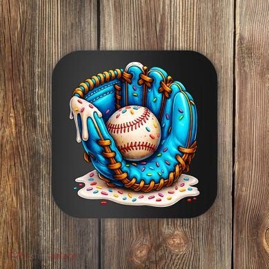 Cool Baseball Lifestyle Drip Ice Cream Coaster