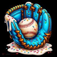 Cool Baseball Lifestyle Drip Ice Cream Women's Hoodie thumb 2