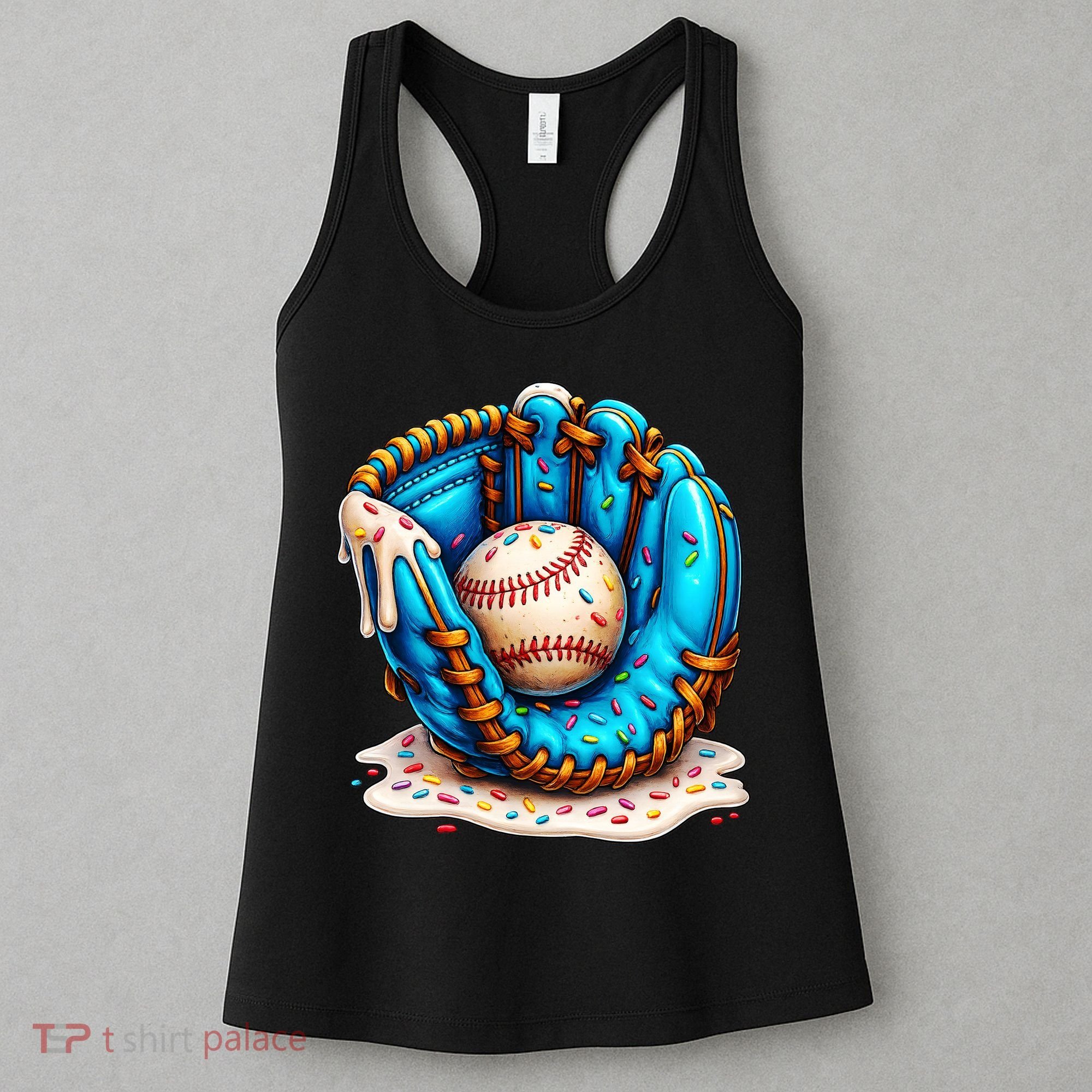 Cool Baseball Lifestyle Drip Ice Cream Women's Tank Top