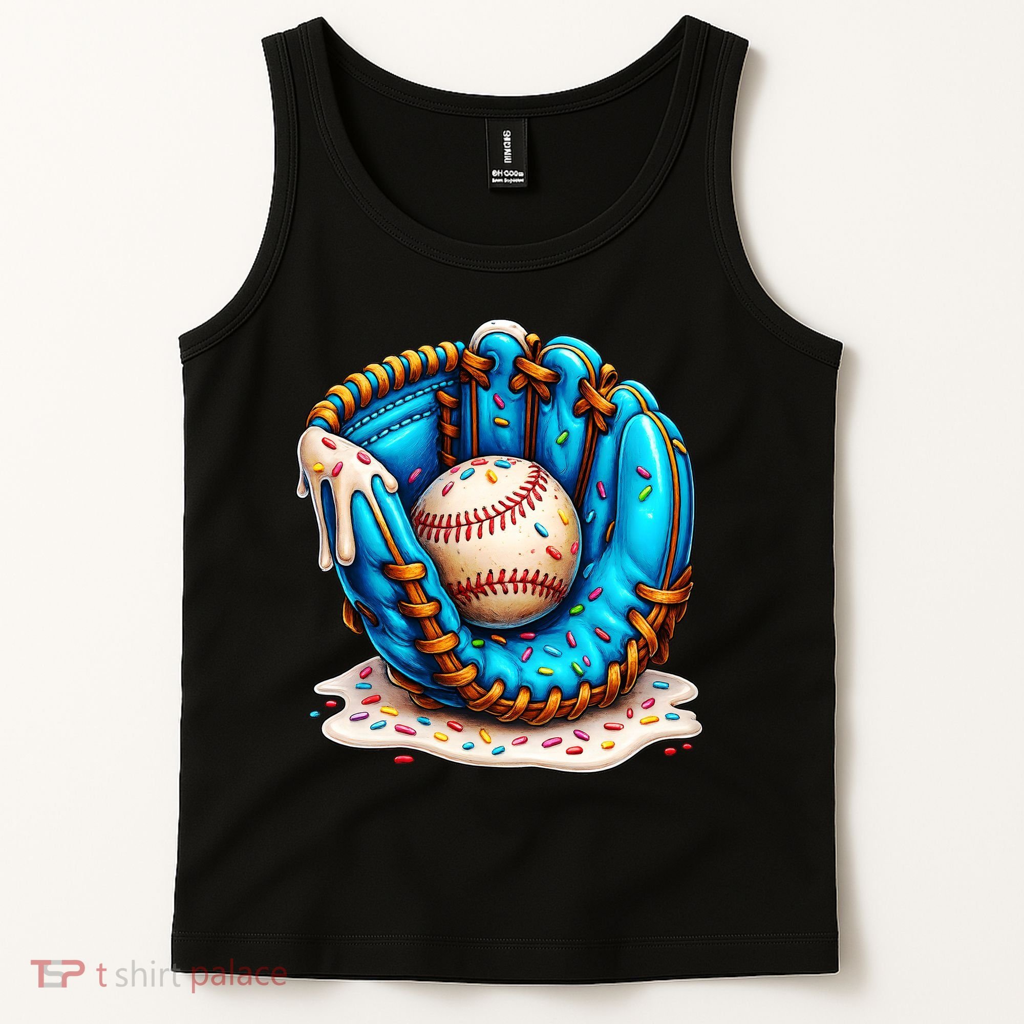 Cool Baseball Lifestyle Drip Ice Cream Tank Top