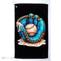 Cool Baseball Lifestyle Drip Ice Cream Golf Towel thumb 0
