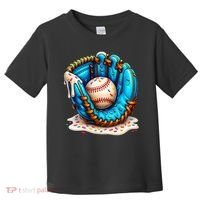 Cool Baseball Lifestyle Drip Ice Cream Toddler T-Shirt thumb 0