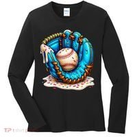 Cool Baseball Lifestyle Drip Ice Cream Women's Long Sleeve Shirt thumb 0