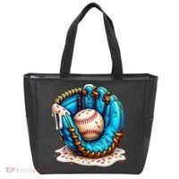 Cool Baseball Lifestyle Drip Ice Cream Tote Bag thumb 0