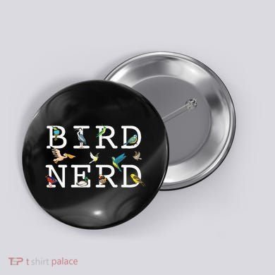 Cool Bird Lover Birdwatching Present Birdwatcher Birder Button