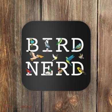 Cool Bird Lover Birdwatching Present Birdwatcher Birder Coaster