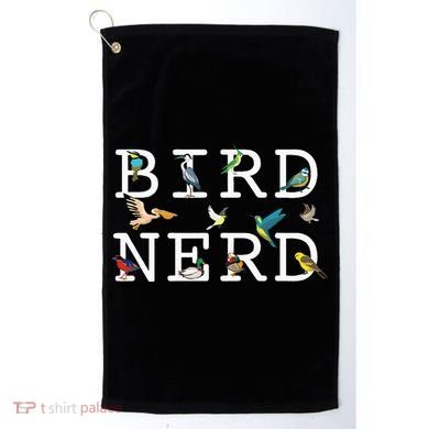 Cool Bird Lover Birdwatching Present Birdwatcher Birder Golf Towel