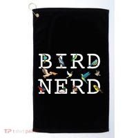 Cool Bird Lover Birdwatching Present Birdwatcher Birder Golf Towel thumb 0