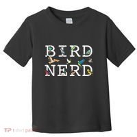 Cool Bird Lover Birdwatching Present Birdwatcher Birder Toddler T-Shirt thumb 0